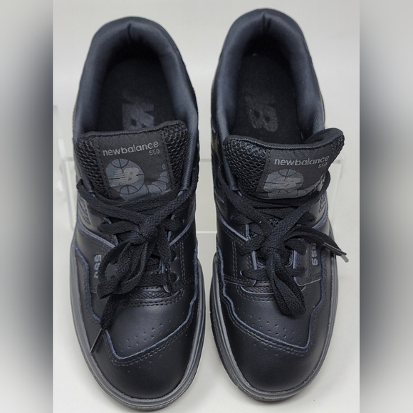 New Balance 550 Men\'s Size 6.5 US Low Triple Black GS GSB550BB Shoes Sneaker New main image 9